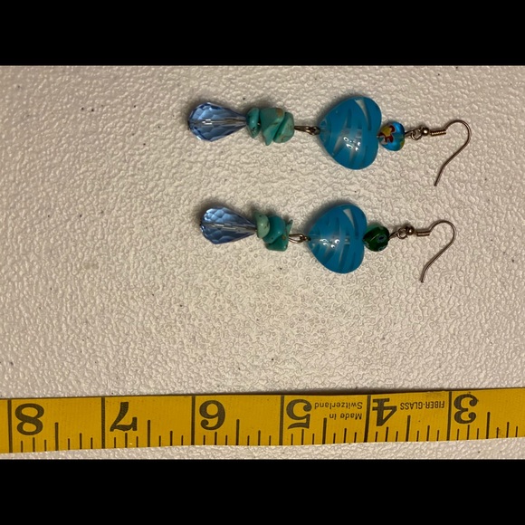 Heart 2 heart crystal drop earrings
